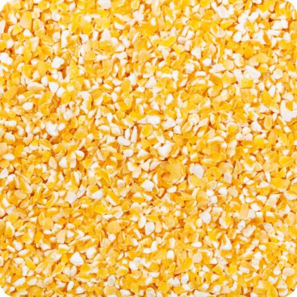 Kibbled maize a yellow maize